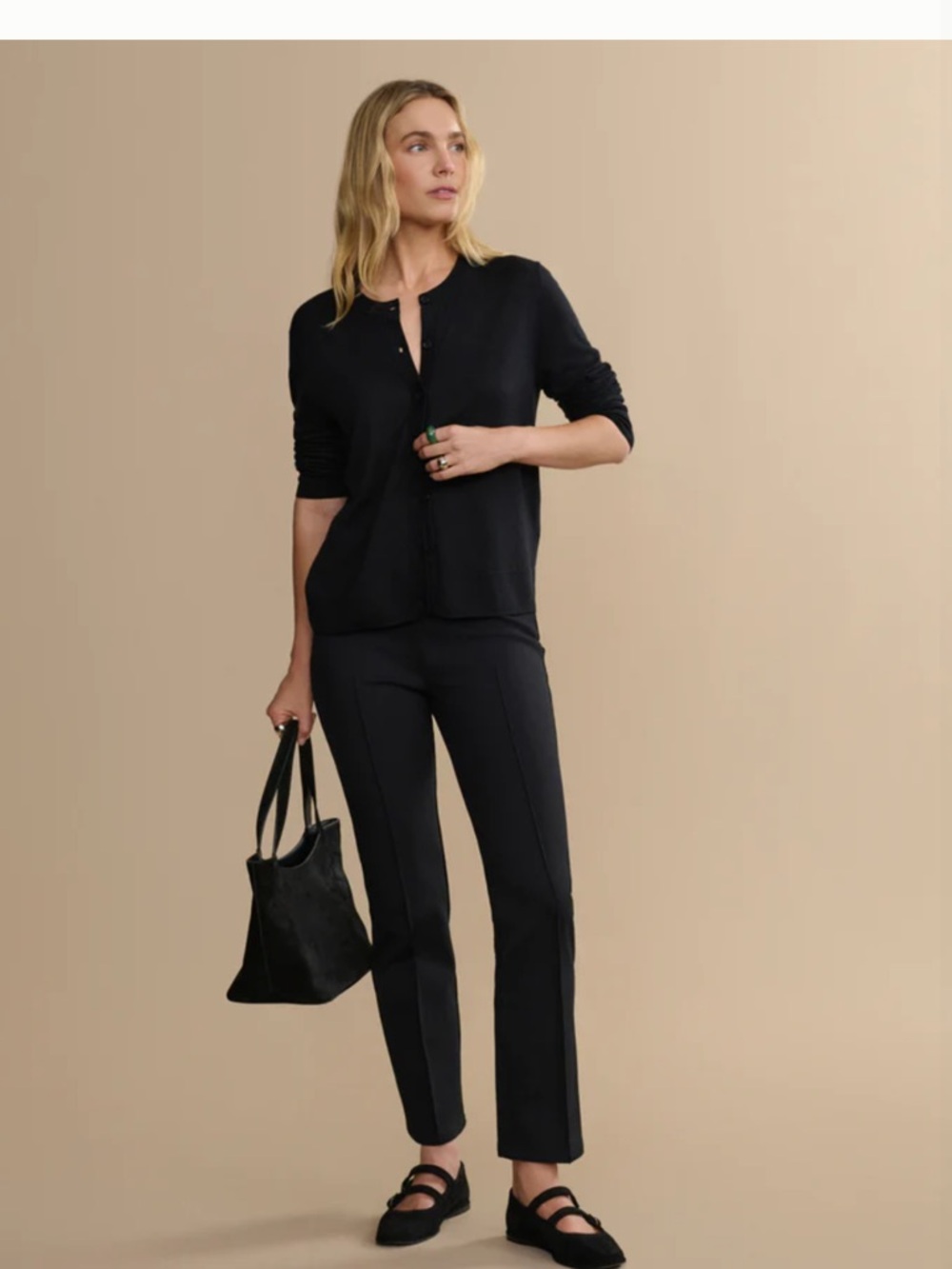 Nwot Jenni Kayne Forme Classic Straight-Leg Women's Pants in Black sz XXL #EE